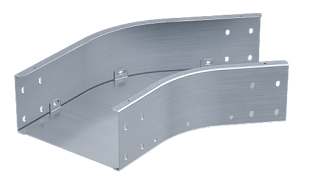 ISCM350KC | Угол горизонтальный 45° 500х30, 1.5мм (с метизами), нержавеющая сталь